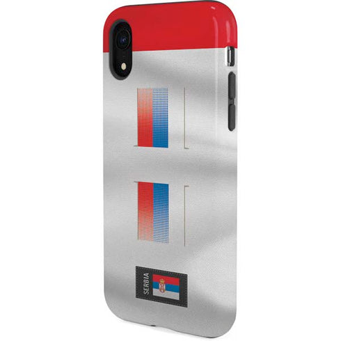 Serbia Soccer Flag iPhone XR Pro Case